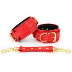 Generique Menottes Simili Pin Lock Rouge